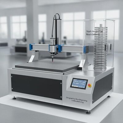 XY Yapıştırıcı Çizelgesi, Düzenlenebilir 5L-20L Yapıştırıcı Hacmesi, 0.6-0.8Pa Basınç ve Üretim için 1.5 M/Sek Max Hız