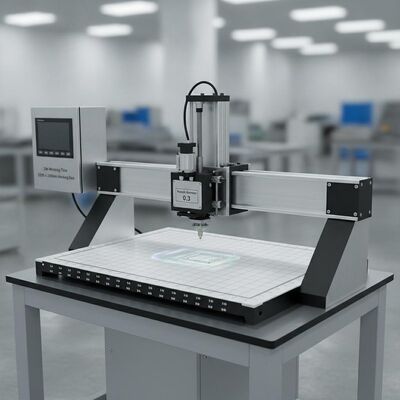 XY Yapıştırıcı Çizelgesi, 0,3 mm nozel çaplı, 24 saatlik çalışma süresi ve hassas yapıştırma için 3200x2000 mm çalışma boyutu