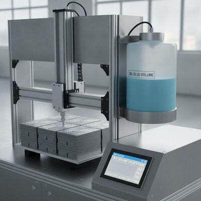 XY Yapıştırıcı Plotter CNC yapıştırıcı 20L yapıştırıcı hacim 840mm yığma yüksekliği ve bir işlemde sıcak erime soğuk yapıştırıcı